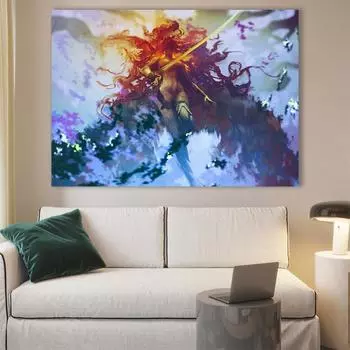 Крутая игровая обложка, постер для гостиной, холст, настенное искусство, поп-арт 21cm30cm NoFrame