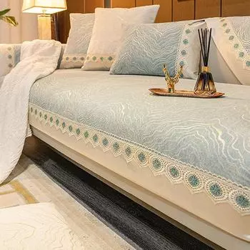 Крутая подушка для дивана, подушка для сиденья на четыре сезона, нескользящая, скандинавский, простой, современный чехол для дивана, синель, все включено, утолщенный 70*70cm