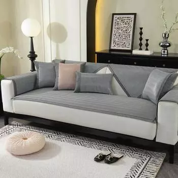 Крутая подушка для дивана, все включено, универсальный чехол, летний коврик, летний простой дизайн, противоскользящая ткань 60*60cm