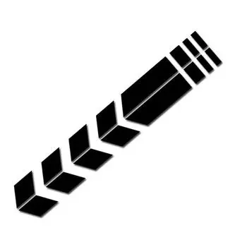 Крутая стильная наклейка на мотоцикл, светоотражающая наклейка на крыло мотоцикла, украшение