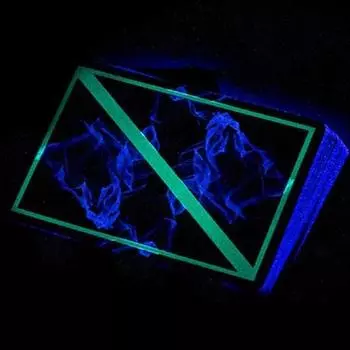 Крутая волшебная карта ночью Odyssey Chaos UV set Trump card Poker Hold em Bicycle one card game, популярная корейская игра