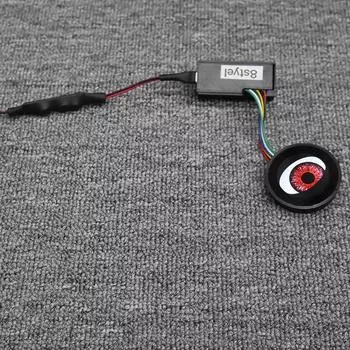 Крутое украшение Динамические светодиодные автомобильные фары Devil Eye Светодиодные автомобильные фары Сборка фар Модифицированный автомобильный аксессуар Eagle Eye Light B