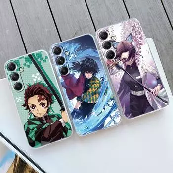 Крутой аниме мягкий прозрачный силиконовый чехол для Xiaomi Redmi Note 13 14T 15 Samsung A55 A35 S24 FE S25 iPhone Huawei Honor Camera защитный противоударный чехол Samsung Galaxy S20