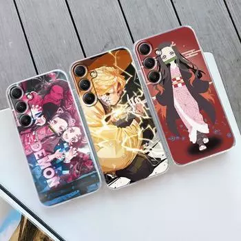 Крутой аниме мягкий прозрачный силиконовый чехол для Xiaomi Redmi Note 13 14T 15 Samsung A55 A35 S24 FE S25 iPhone Huawei Honor Camera защитный противоударный чехол Samsung Galaxy S20