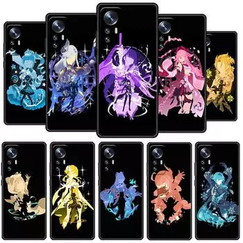 Крутой чехол аниме Genshin Impact для Xiaomi Mi Poco X3 NFC M4 M3 Pro F3 GT F1 11 Lite Note 10 11T 10T 9T, мягкий чехол на заднюю панель телефона Xiaomi Mi 9