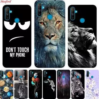Крутой чехол для Realme C3, силиконовый чехол с изображением животных для OPPO Realme C3, чехол с цветочным принтом, чехол для Realme C3 Capas C 3 Realme C3