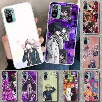 Крутой чехол для телефона DanganRonpa с аниме DanganRonpa для Xiaomi 12 11T 10 9 Redmi Note 10 10S Pro Redmi 9 9A 8, прозрачный чехол для телефона Xiaomi 12