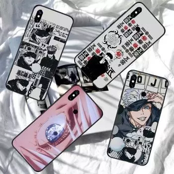 Крутой чехол для телефона Jujutsu Kaisen Gojo для Xiaomi Redmi Note 11 10 9T 8 7 Pro Redmi 10 9 9A 9C 8 7 6, мягкий черный чехол для телефона Redmi Note11-11S 4G
