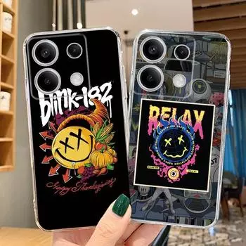 Крутой чехол Graffiti Boys для iPhone Samsung A55 M34 S24 Xiaomi Redmi 13 Pro 14C Huawei Honor противоударный бампер для телефона TPU с защитой от царапин прозрачная задняя крышка Samsung Galaxy S20 FE