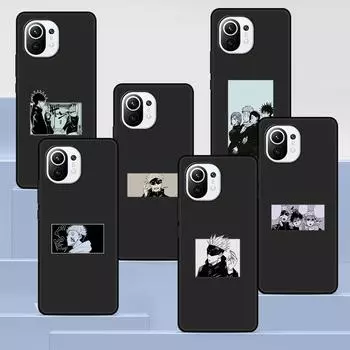 Крутой чехол Jujutsu Kaisen для Xiaomi 12S Ultra 12 Pro Mi 11 Lite 12X 9T Note 10 10T 9 SE чехол для телефона силиконовый черный мягкий Xiaomi 12