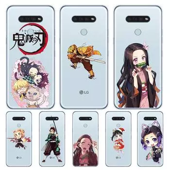 Крутой чехол Kimetsu No Yaiba для LG K92 K52 K62 K22 K71 K61 K51S K41S G8 G8S G8X V35 V50 V40 V50S V60 Q60 V30 ThinQ