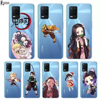 Крутой чехол Kimetsu No Yaiba для Realme 8 8i V3 V5 GT Neo Flash Edition Explorer Master Neo2 Narzo 30 50i 50A C21Y Realme V3