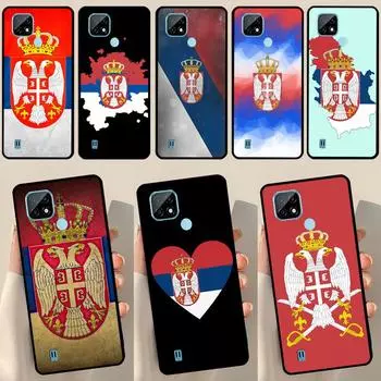 Крутой чехол с флагом Сербии для Realme 9 Pro Plus 8 8i 9i C35 GT Neo 2 Чехол для OnePlus 10 9 Pro Nord2 8T 9R 10R Realme 9Pro Plus