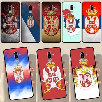 Крутой чехол с флагом Сербии для Samsung Galaxy J4 J6 Plus 2018 A6 A7 A8 A9 J8 J1 2016 A3 A5 J3 J7 J5 2017 J5 2016 - J510