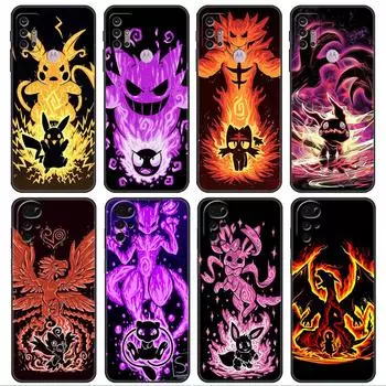 Крутой чехол с изображением покемона Пикачу для Motorola G30 G60 Edge 20 G9 G22 G8 Power G31 G500 G50 30 Pro, черный мягкий чехол для телефона Moto G50