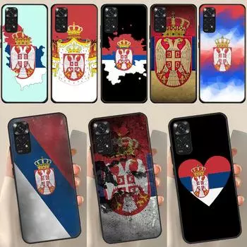 Крутой флаг Сербии для Redmi Note 12 Pro Plus чехол для Redmi Note 10 8 9 11 Pro 12S 11S 10S 9S 9C 10C 12C чехол Redmi Note 12 Pro 5G