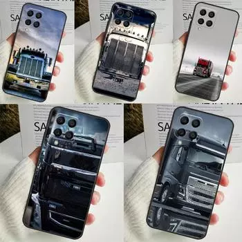 Крутой тяжелый грузовик автомобиль для Samsung Galaxy M12 M32 M52 M14 M34 M54 M21 M51 M31 M30s M20 M15 M55 M13 M33 M53 чехол Samsung M52 5G
