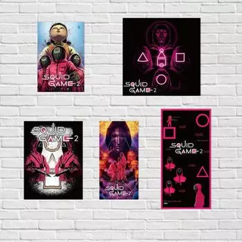 Крутые аниме-постеры, постеры с периферийными устройствами для ТВ, украшения для стен, подвесные украшения One Size