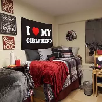 Крутые мемы-флаги «Я люблю свою девушку», забавные флаги для комнаты, парней, спальни, общежития, пещеры, гаража, братства, настенные украшения, баннер 90x150 см