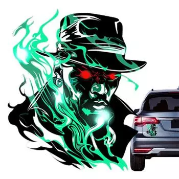 Крутые наклейки для грузовиков ПВХ наклейки на автомобиль в виде черепа с прочным клеем водонепроницаемые декоративные наклейки с черепом на автомобиль