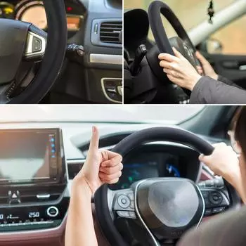 Крутые нескользящие силиконовые защитные чехлы на руль, силиконовые чехлы на руль автомобиля