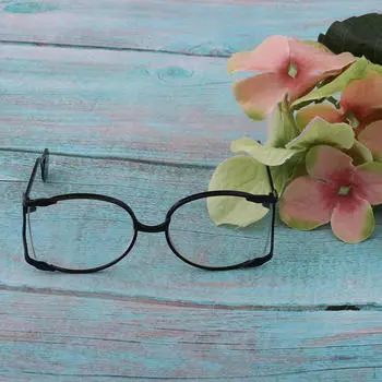 Крутые очки в овальной оправе с цветными линзами для кукол или 15-20 см для самостоятельного изготовления аксессуаров Golden C