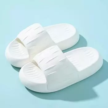 Крутые тапочки для женщин и мужчин, симпатичные мультяшные тапочки из ЭВА для ношения на открытом воздухе, нескользящие и не вонючие для ног для домашнего использования, для использования в помещении летом для мужчин 36-37 белый
