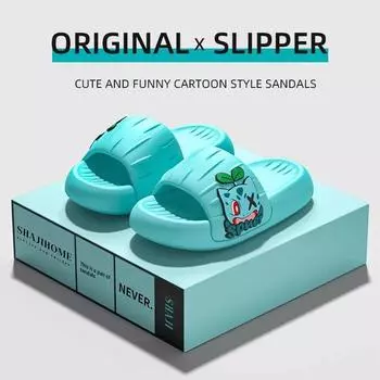 Крутые тапочки для женщин и мужчин, симпатичные мультяшные тапочки из ЭВА для ношения на открытом воздухе, нескользящие и не вонючие для ног для домашнего использования, для использования в помещении летом для мужчин 36-37 белый