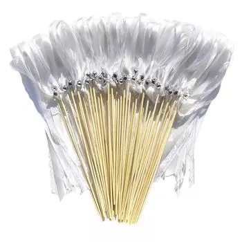 Кружевная лента, фея, палочка-серпантин, волшебная палочка, лента-колокольчик, украшение для свадьбы на лужайке