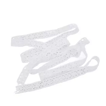 Кружевная лента хлопковая нить 20 ярдов белая декоративная фурнитура для одежды подарок скрапбук деко