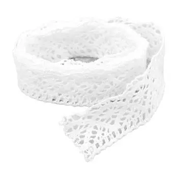 Кружевная лента, хлопковая нить, 20 ярдов, полые декоративные аксессуары для украшения одежды, занавеска «сделай сам»