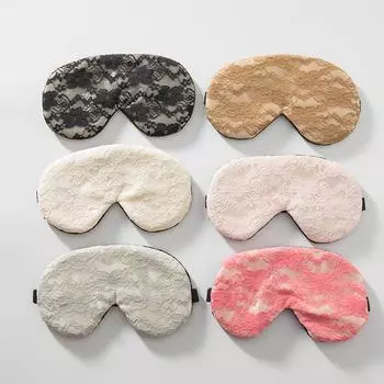Кружевная маска для глаз с цветком, ледяной компресс, горячий компресс, эластичная регулируемая пряжка, защитная затемняющая маска для сна, маска для глаз 18*10.*0.2cm хаки