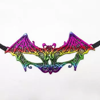 Кружевная маска, красочная позолота, сексуальный клуб, бар, Хэллоуин, косплей, маскарад, вечеринка, таинственная маска для глаз ангела, аксессуары для ночного клуба