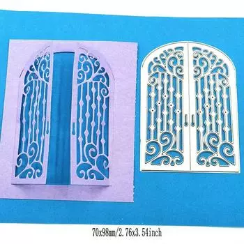 Кружевная оконная рама, трафарет, металлический трафарет, сделай сам, скрапбукинг, альбом, бумажная карта, тиснение, ремесленный декор, художественный высеченный шаблон