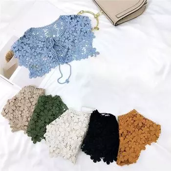 Кружевная полая шаль Элегантная кружевная шаль с цветочным принтом Африканская кружевная шаль с полой тканью жёлтый