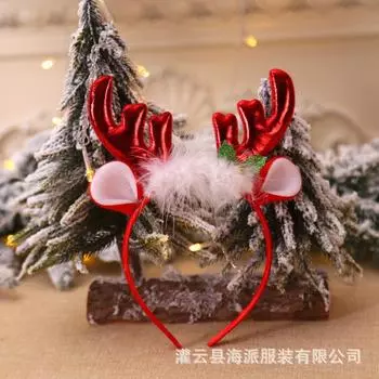 Кружевная повязка на голову с кроличьими ушками, плюшевые бархатные аксессуары для волос, рождественская повязка на голову, сексуальное нижнее белье для женщин One Size