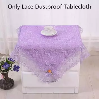 Кружевная Пылезащитная Скатерть Тумбочки Покрывала Пасторальный стиль ТВ Покрывала Украшение для вечеринки Пылезащитные Чехлы Многофункциональная 70/100см 70x70