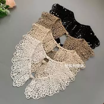 Кружевная шаль с юбкой, женская летняя многофункциональная солнцезащитная бантовая шаль в иностранном стиле с воротником-ложкой