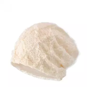 Кружевная шапка женская весна и осень тонкая полая сетка дышащая впитывающая пот солнцезащитный крем химиотерапия беременные женщины роды мешок головной убор elastic/capped розы красного