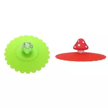 Кружевная силиконовая крышка с бриллиантовой чашкой, термоизоляционная крышка чашки (зеленый)