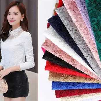 Кружевная ткань Бегония, ткань, кружевная одежда, платье, базовая рубашка, хит продаж 1m белый