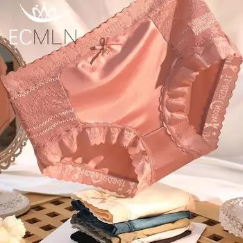 Кружевное атласное элегантное нижнее белье для женщин, однотонные удобные трусики с высокой талией, бесшовные трусы для фитнеса и девочек, женские трусики XL бежевый