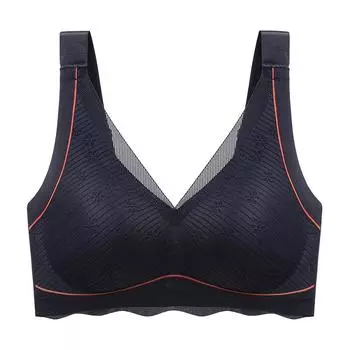 Кружевное бежевое черное розовое серое фиолетовое нижнее белье для женщин без следов кольца бесплатно железные бюстгальтеры нижнее белье M розовый