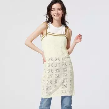 Кружевное мини-платье GU YT+X