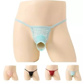 Кружевное нижнее белье, нижнее белье, сетчатые трусики с низкой посадкой, прозрачные M