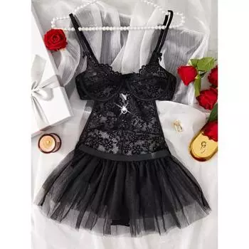 Кружевное сексуальное женское белье Прозрачное горячее порно кружевное эротическое нижнее белье Сексуальный комплект бюстгальтера и подвязки Нижнее белье Сексуальное горячее эротическое ночное белье S