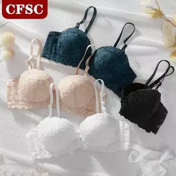 Кружевной бюстгальтер с половиной чашки, белый бюстгальтер для девочек 32/70AB белый