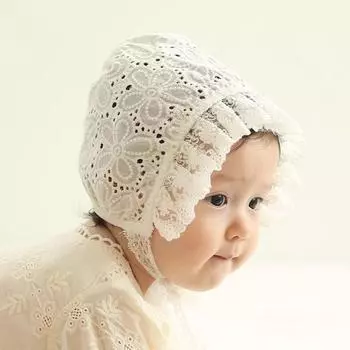 Кружевной чепчик Ujuai Toddler Helena, корейские детские товары