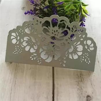 Кружевной цветок Металлические штампы Скрапбукинг Альбом Бумажные открытки Декоративные поделки Тиснение Вырубные штампы