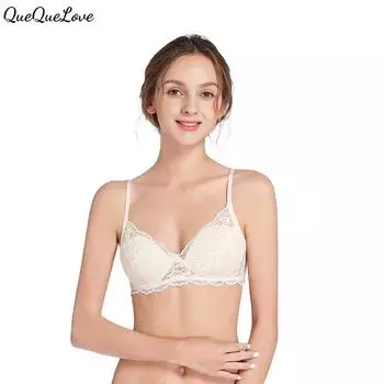 Кружевной милый сексуальный бюстгальтер пуш-ап из сетки, мягкое нижнее белье S